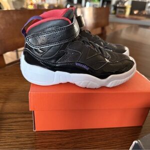 Kids Black and Pink Sneakers